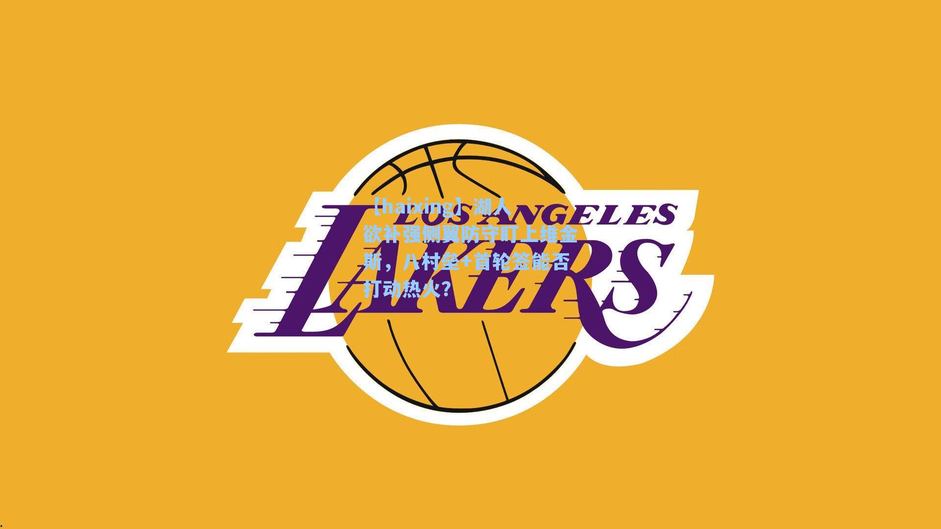 【haixing】湖人欲补强侧翼防守盯上维金斯，八村垒+首轮签能否打动热火？